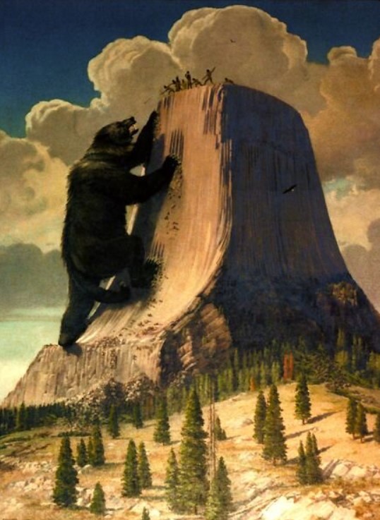 легенда о медведе и башне льявола
